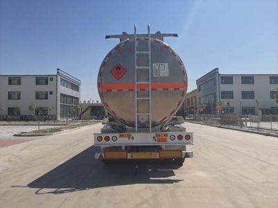 Lisheng  HLS9401GRY Aluminum alloy flammable liquid tank transport semi-trailer