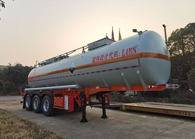 Dongju  LDW9403GFW Tank transport semi-trailer for corrosive substances