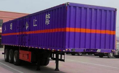 Huatai Hongyuda Automobile YXF9400XZW Miscellaneous dangerous goods box transport semi-trailer