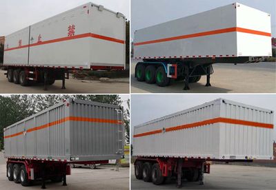 Huatai Hongyuda Automobile YXF9400XZW Miscellaneous dangerous goods box transport semi-trailer