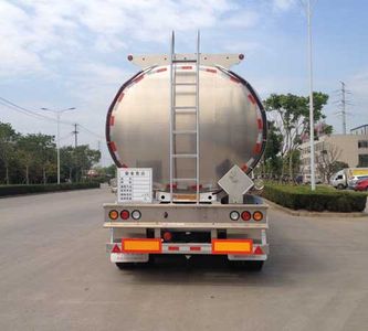 Hengxin Zhiyuan brand automobiles CHX9402GSY Aluminum alloy edible oil transportation semi-trailer