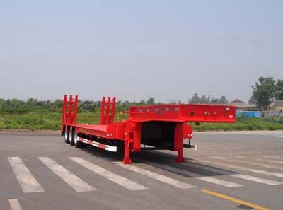 CIMC ZJV9352TDPTH Low flatbed semi-trailer