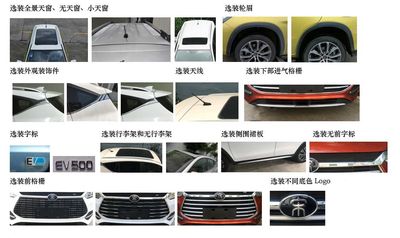 BYD  BYD6460SBEV9 Pure electric multi-purpose passenger vehicles