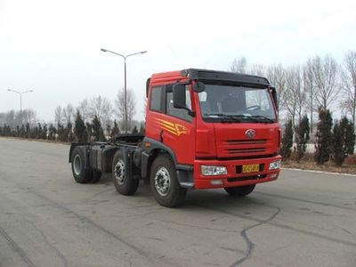 Jiefang Automobile CA4252P21K2T3B Flat head diesel semi-trailer tractor