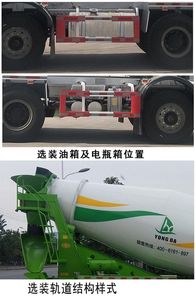 Shenzhou Yongda Automobile AYD5315GJBSX30 Concrete mixing transport vehicle