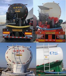 Honghe Beidou  SHB9409GFL Medium density powder material transportation semi-trailer