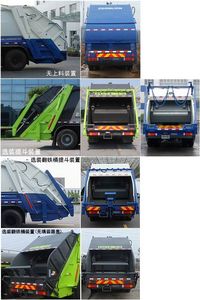 Zhonglian Automobile ZLJ5251ZYSDFE5 Compressed garbage truck