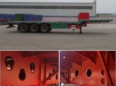 Haojunchang  RHJ9400TPBE Flat transport semi-trailer