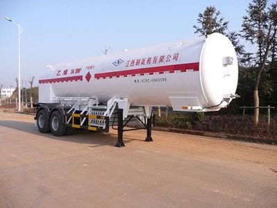 Wufeng  JXY9345GDY Low temperature liquid transport semi-trailer