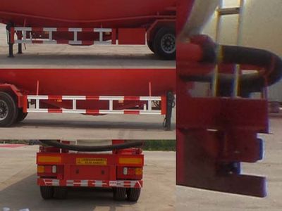 Liangyun brand automobile SLY9400GFL Low density powder material transportation semi-trailer