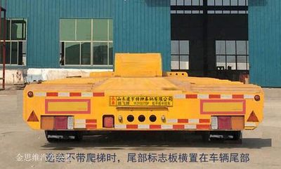 Luffy YFZ9351TDPLF Low flatbed semi-trailer