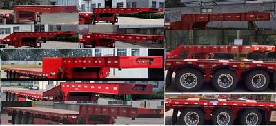 Huiduotong  TJH9400TDP Low flatbed semi-trailer