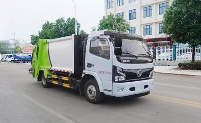 Huatong brand automobiles HCQ5095ZYSEQ6 Compressed garbage truck