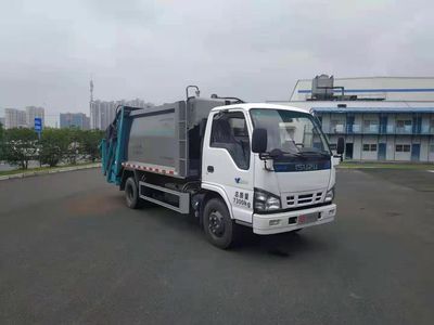 Zhongzhen Hanjiang brand automobiles HJZ5070ZYS6QL Compressed garbage truck