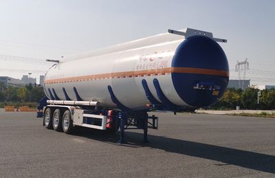 Tonghua  THT9401GRYDY49A Aluminum alloy flammable liquid tank transport semi-trailer