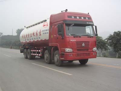 Minjiang brand automobiles YZQ5315GFL Powder material transport vehicle