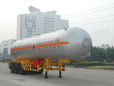 Jiuyuan  KP9404GYQ Semi trailer for liquefied gas transportation