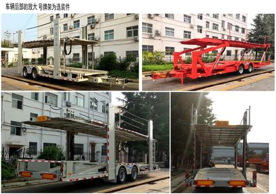 Liangshan Dongyue  CSQ9160TCL Central axle vehicle transport trailer