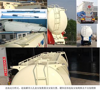 Huayuda  LHY9400GFL60 Low density powder material transportation semi-trailer