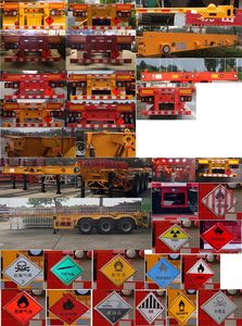 Huajun  ZCZ9401TWYJ Transport semi-trailer of dangerous goods tank frame