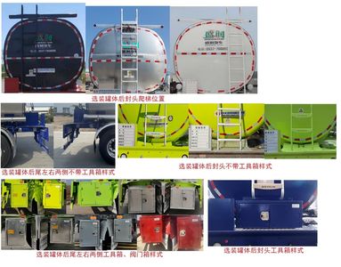 Shengrun  SKW9402GGYT Liquid supply semi-trailer