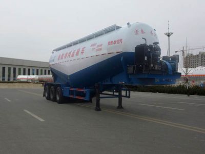 Zhengkang Hongtai brand automobiles HHT9402GFLA Low density powder material transportation semi-trailer