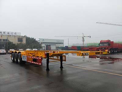 Mengshan  MSC9351TWY Transport semi-trailer of dangerous goods tank frame