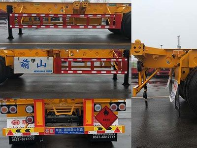 Mengshan  MSC9351TWY Transport semi-trailer of dangerous goods tank frame