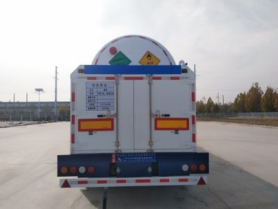 Juwang  ZJW9401GDY Low temperature liquid transport semi-trailer