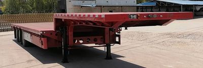 Xinkaida brand automobiles DLZ9401TDP Low flatbed semi-trailer