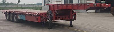 Xinkaida brand automobiles DLZ9401TDP Low flatbed semi-trailer