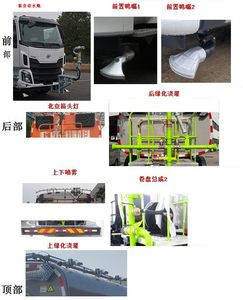 Zhonglian Automobile ZBH5183GQXLZFCEV Fuel cell cleaning vehicle