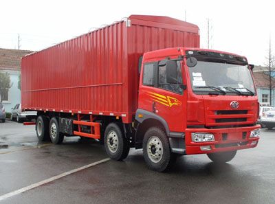 Jiefang Automobile CA5310XXYP1K2L6T10EA802 Canopy transport vehicle