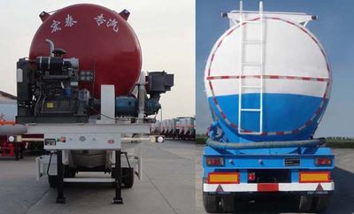 Zhengkang Hongtai brand automobiles HHT9402GFL Medium density powder material transportation semi-trailer