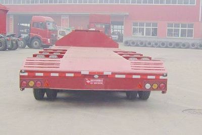 Jiyun  MCW9404TDP Low flatbed semi-trailer