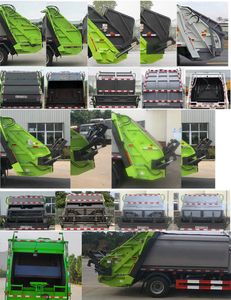 Chufei  CLQ5080ZYS6BJL Compressed garbage truck