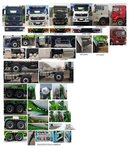 Juntong  JF5319GJB306SXB Concrete mixing transport vehicle