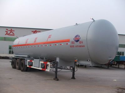 Huida brand automobilesYHD9400GYQSemi trailer for liquefied gas transportation