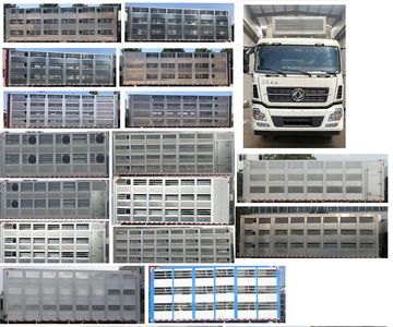 Huatong brand automobiles HCQ5311CCQDFH6CS Livestock and poultry transport vehicles