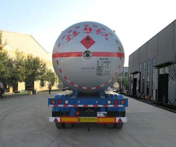 Zhengkang Hongtai brand automobiles HHT9401GYQ Semi trailer for liquefied gas transportation