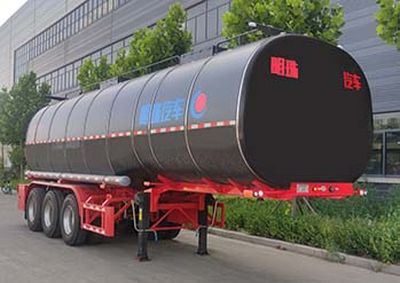 Hehai Mingzhu  MZC9400GRHT Lubricating oil tank transport semi-trailer