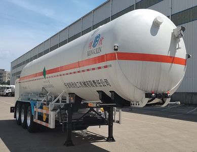 Mingxin  NMX9403GDYY Low temperature liquid transport semi-trailer