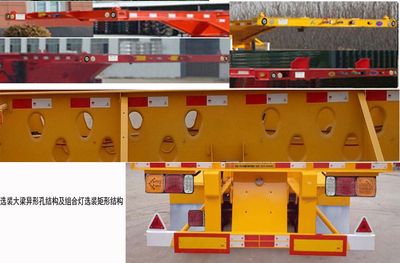 Hongfa licensed car CHF9400TJZ Container transport semi-trailer