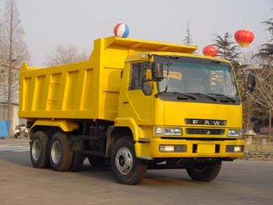 Jiefang Automobile CA3228P3K2T1A80 Flat head diesel dump truck