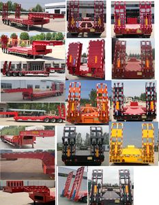 Pengqian  LPY9402TDP Low flatbed semi-trailer