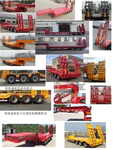 Pengqian  LPY9402TDP Low flatbed semi-trailer