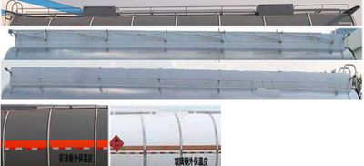 Jingyanggang  SFL9406GRY Flammable liquid tank transport semi-trailer