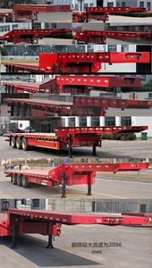 Zhongyu Junda  YJD9400TDP Low flatbed semi-trailer