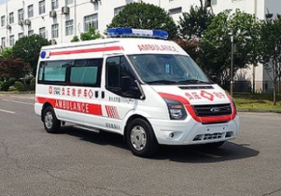 Chinese license plate cars TEG5040XJH03 ambulance