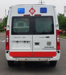 Chinese license plate cars TEG5040XJH03 ambulance